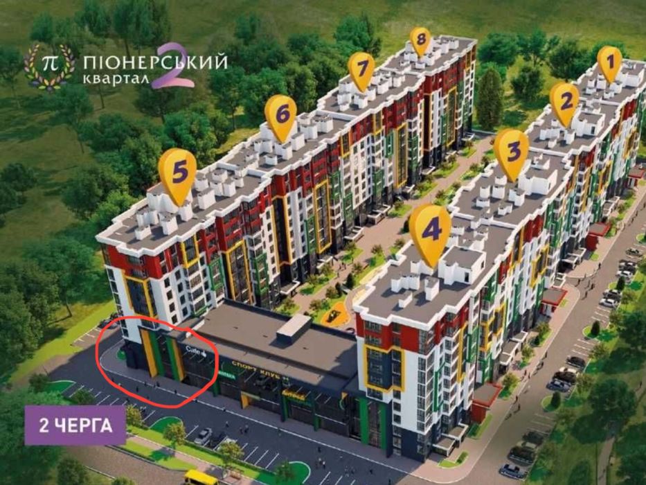 Оренда н/ж прим. Чабани Піонерський  фасад 106кв.м