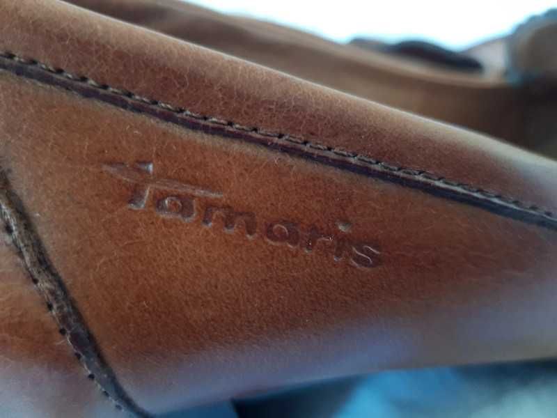 Tamaris piękne buty ze skóry 37