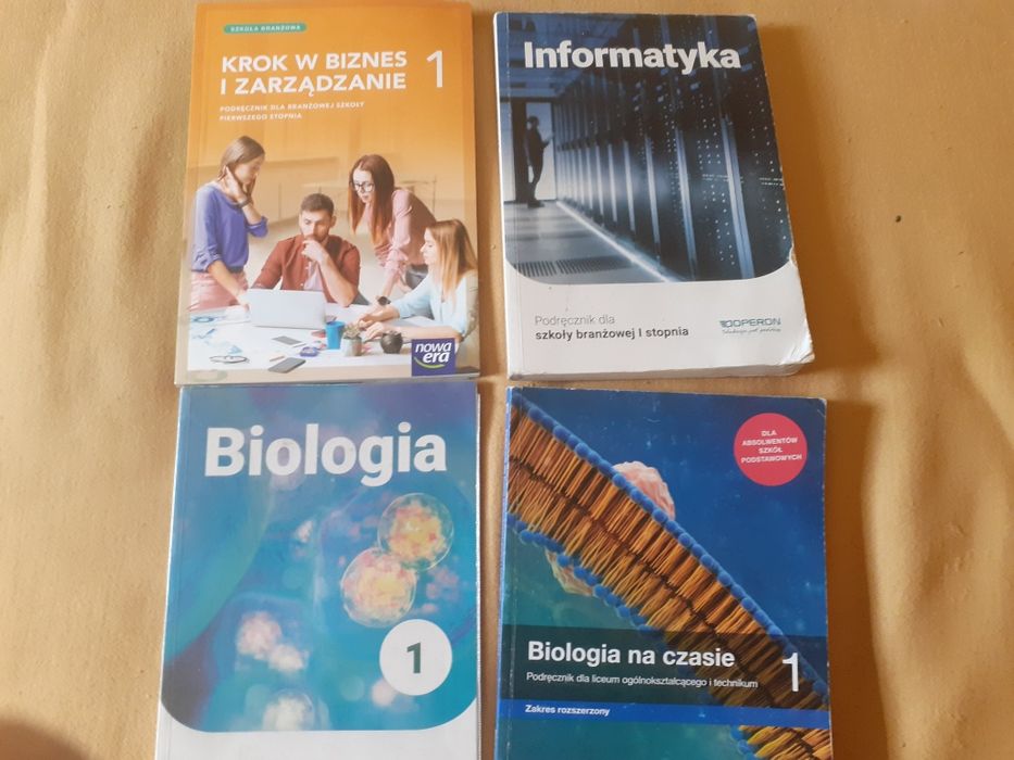 Podreczniki klasa 1 szkola srednia