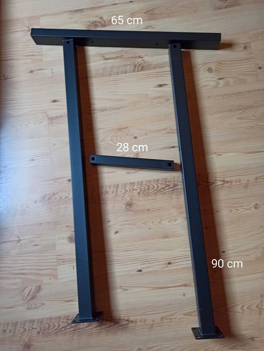 Poręcz schodowa czarny mat 65 cm do schodów balkon do ogrodu