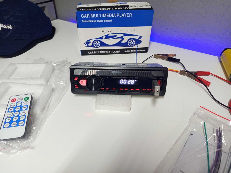 Auto Rádio MP3 Bluetooth USB  Novo