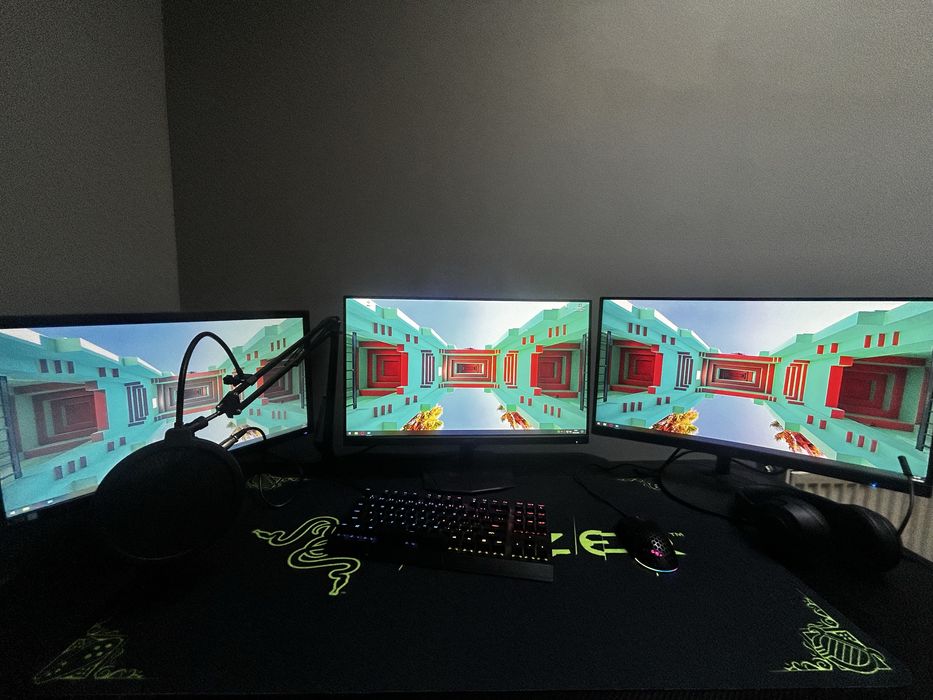 Zestaw do grania | komputer monitory