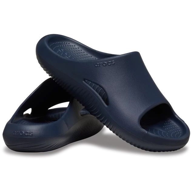 Crocs Mellow Slide Black Original, Крокси тапочки слайд сині оригінал