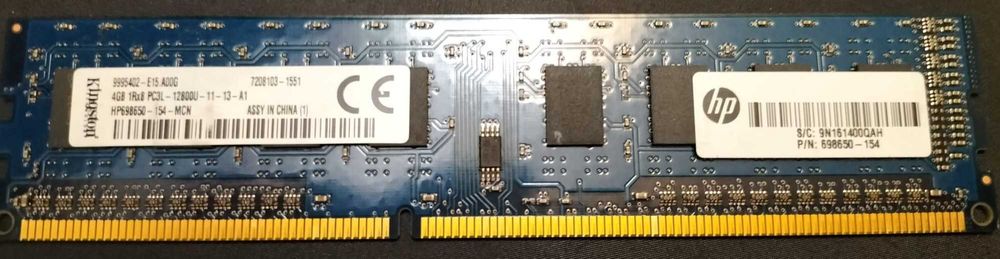 Memória DDR3 4GB - Kingston64751287838722120