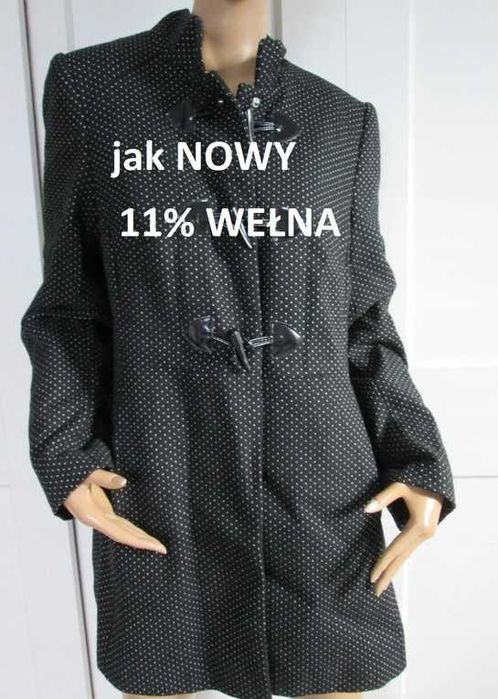 george vintage klasyczny płaszczyk z wełną 14 42 XL jak NOWY