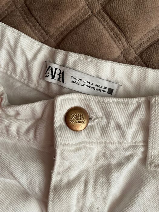 Білі джинсові шорти Zara