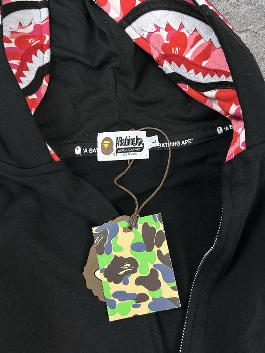Кофта Bape Double Shark Hoodie