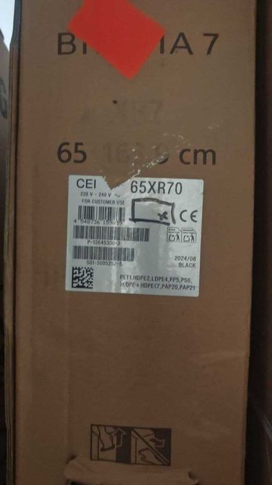 65" 144гц MiniLED SONY Сабвуфер GoogleTv 65XR70 з Німеччини Уцінка
