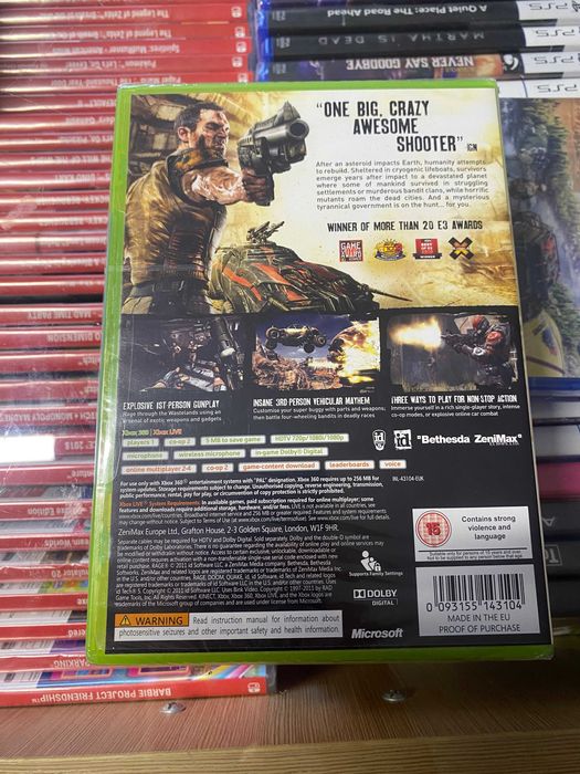 Rage [XBOX 360] Anarchy Edition, NOWA