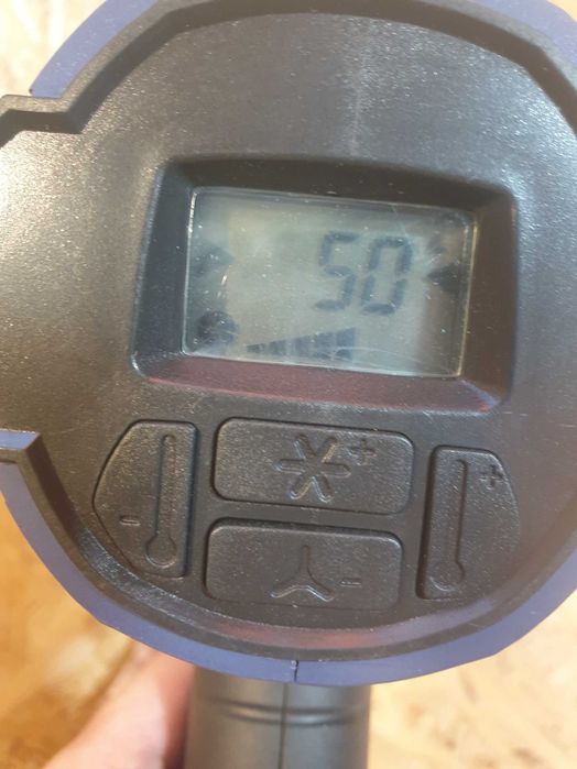 Фен строительный с электронным таблом Wintech WHG-2000RTфен с дисплеем