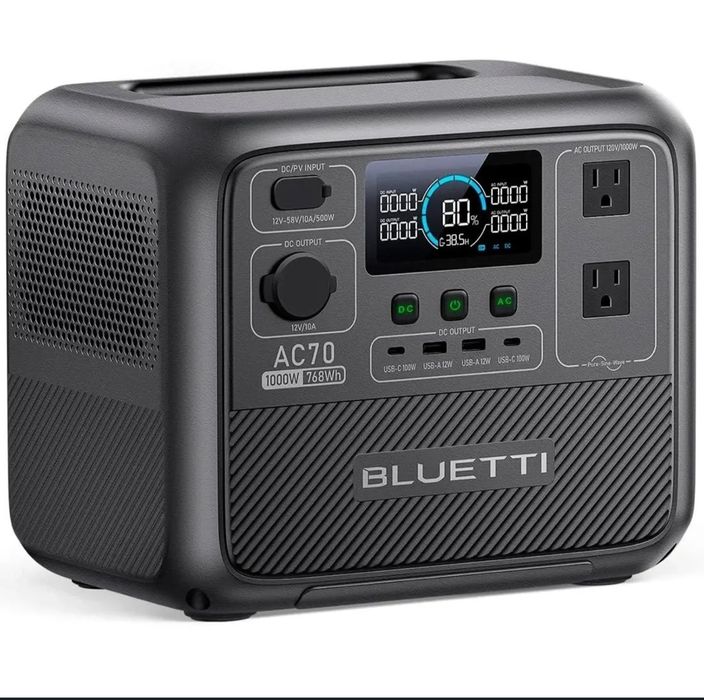 Зарядна станція Bluetti AC70 Нова! Запакована!