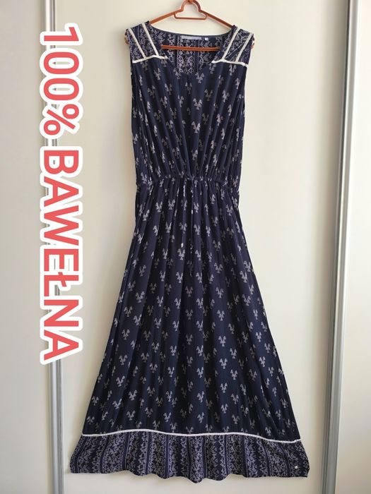 Sukienka Cecil 100% bawełna, letnia , długa