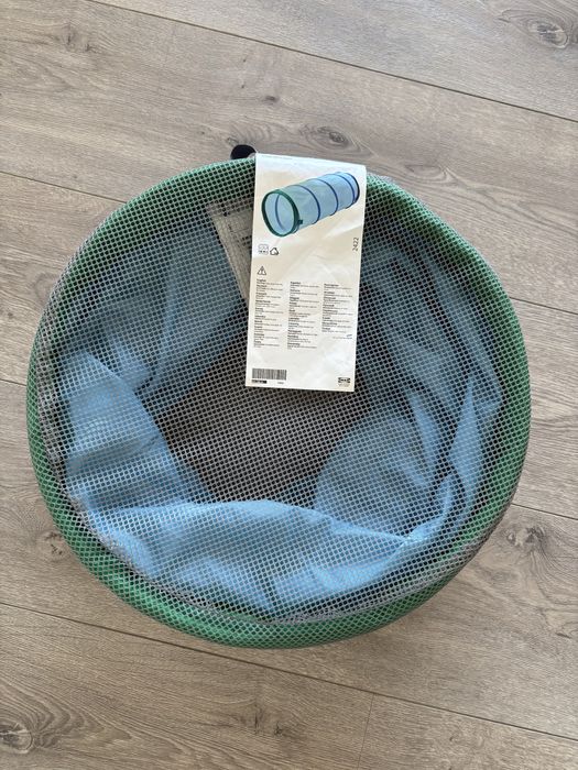 Dvargmas tunel de brincar azul/verde Ikea