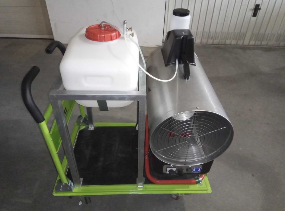 Nebulizador elétrico para aplicação de biocidas e fitofarmacêuticos
