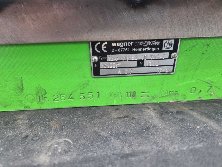 Stół elektro magnetyczny 200 x 500mm  Netto 2000