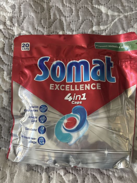 Kapsulki do zmywarki somat excellence 20 kaps ( z Niemiec)