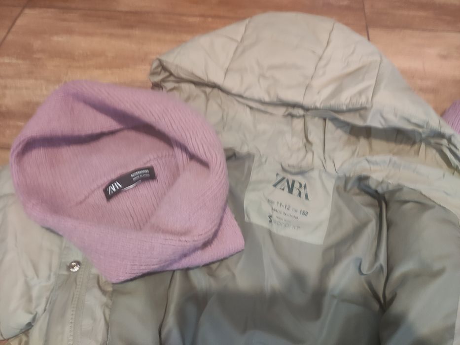 ZARA Kurtka płaszcz dla dziewczynki na zimę