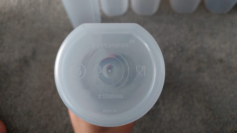 Conjunto de tupperware plastico