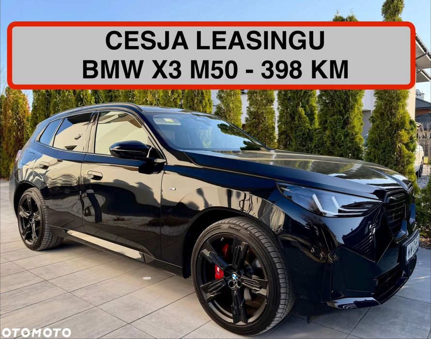 BMW X3 M x3 M50-398 KM-2026-rok-Cesja-Leasingu-ceramika-koła 21"-FV23%