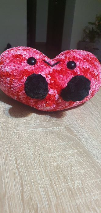 Szydełkowe serce w stylu jelly cat