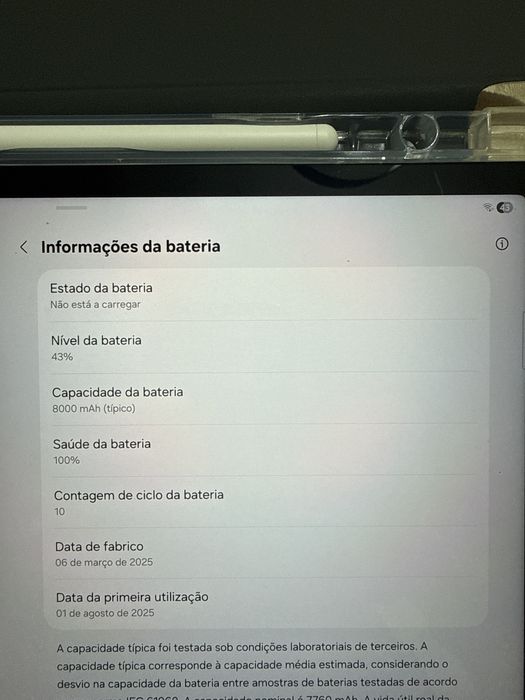 Vendo Samsung Tab S10 FE COM capa teclado e caneta - originais