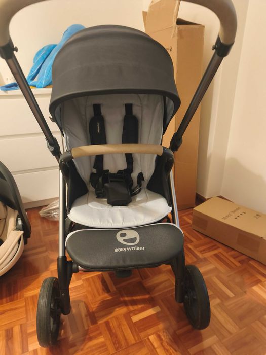 Trio bebé easywalker (cadeirinha e alcofa) e ovo BeSafe