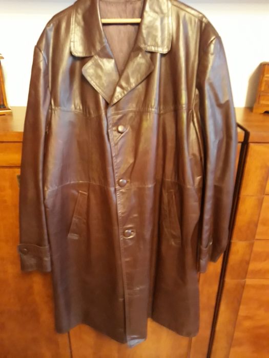 Kurtka skórzana męska