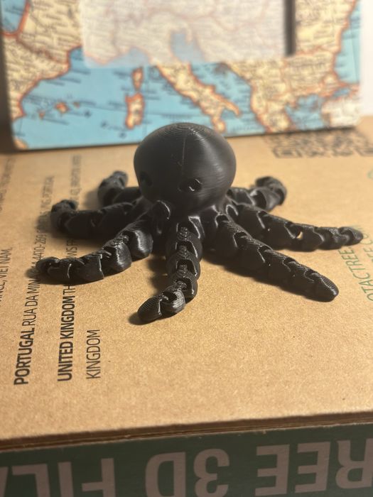 Polvo Articulado - Impressão 3D - Fidget Toy