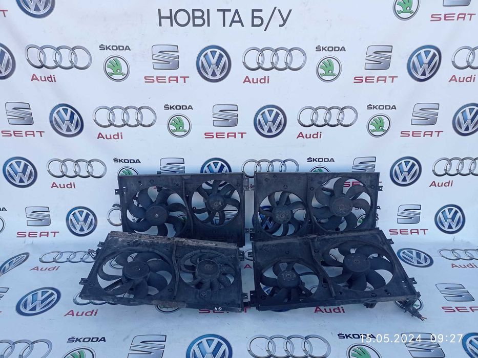 Дифузор вентилятор кондиціонера Golf 4 Skoda Octavia Fabia Seat Bora Гольф 4 Бора Шкода Октавія Тур Фабія Сеат