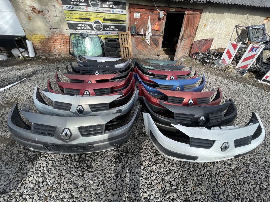 Бампер Renault megane 2 Scenic меган сценік Рено