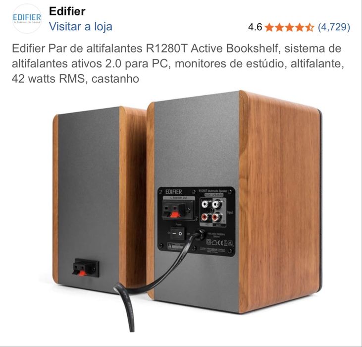 Edifier Par de altifalantes