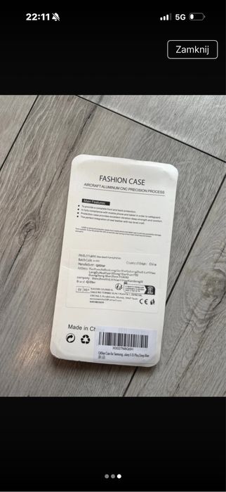 Nowe etiui przezroczysto niebieskie z magsafe samsung s25plus