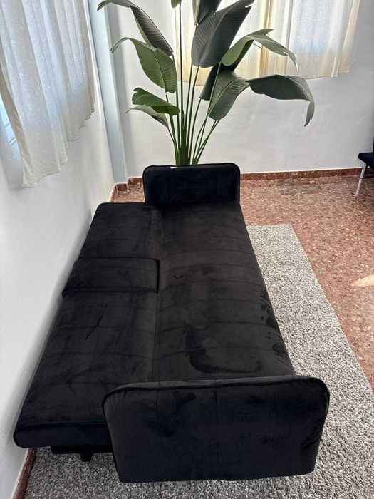 OFERTA!! Sofá-cama com porta-copos