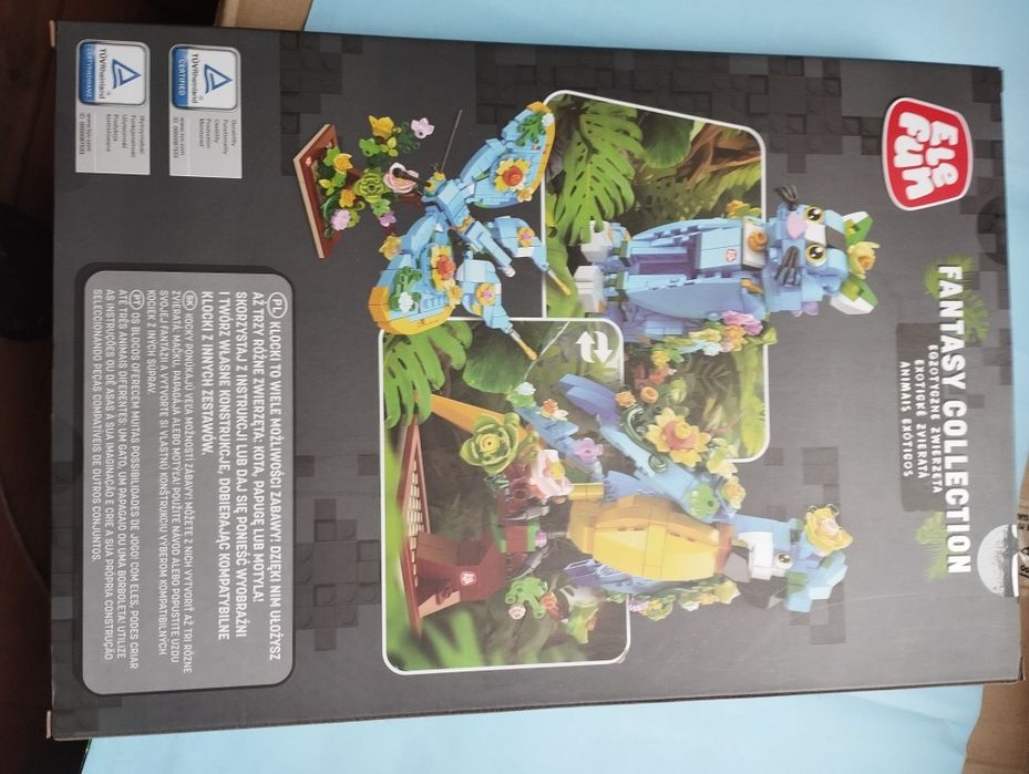 Klocki Elefun Fantasy Collection Egzotyczne zwierzęta (3w1)