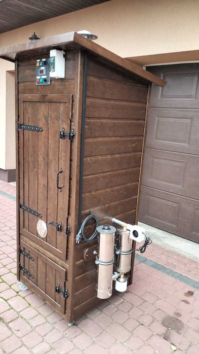 Wędzarnia elektryczna drewniana z szafką