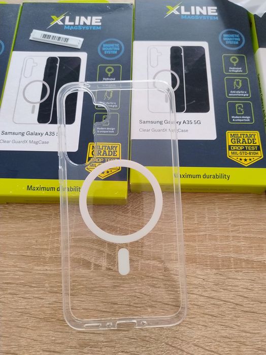 NOWE etui X-Line do Samsung Galaxy A35 5G przeźroczysty MagSafe
