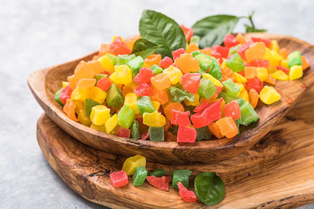 Цукати Манго Ананас Кумкват Імбир Папайя Помела Ківі Полуниця Диня