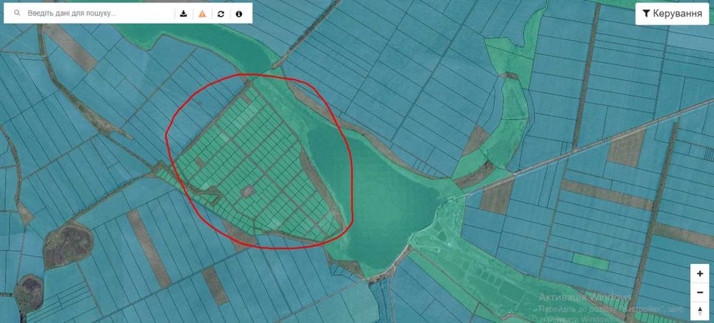 Продається земельна ділянка біля ставка в Якушинцях