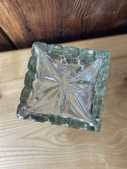 Karafka szklana szkło PRL K724