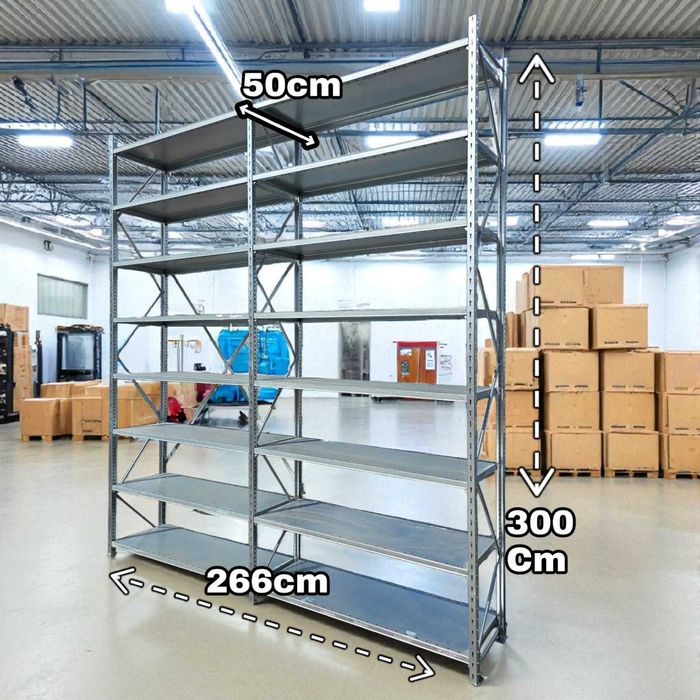 FV Regały magazynowe półkowe STOW