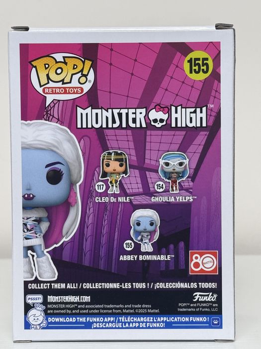 Еббі Вінілова фігурка Monster High Abbey Bominable Funko Pop! №155