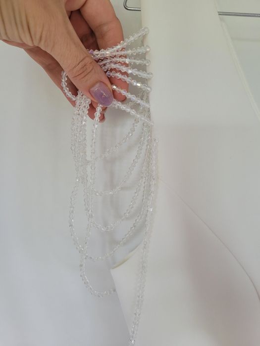 Sukienka biała długa