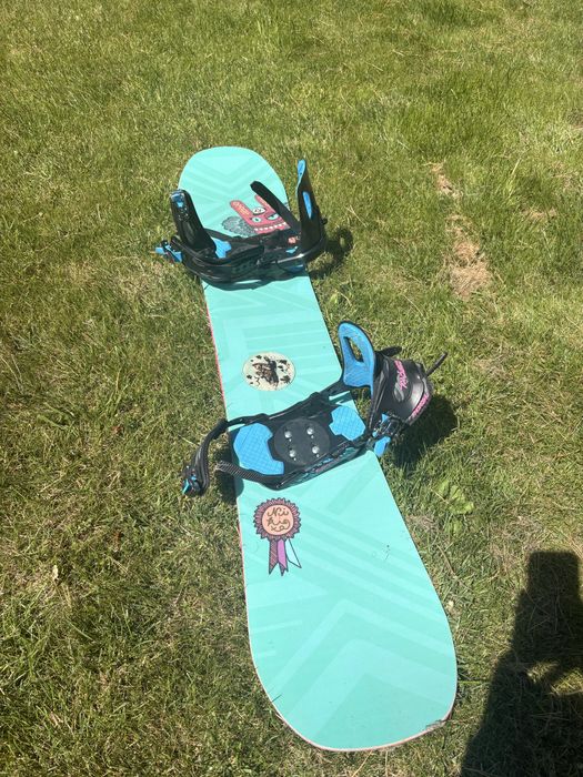 Deska snowboardowa + wiązania