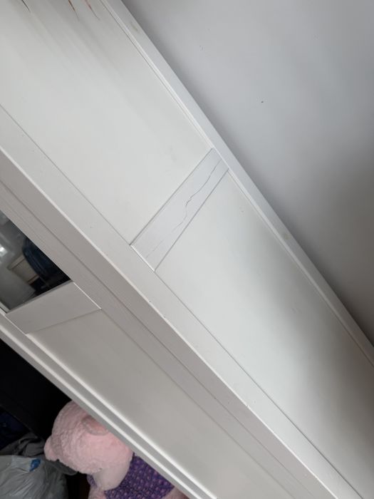 Witryna szklana ikea hemnes biala bejca