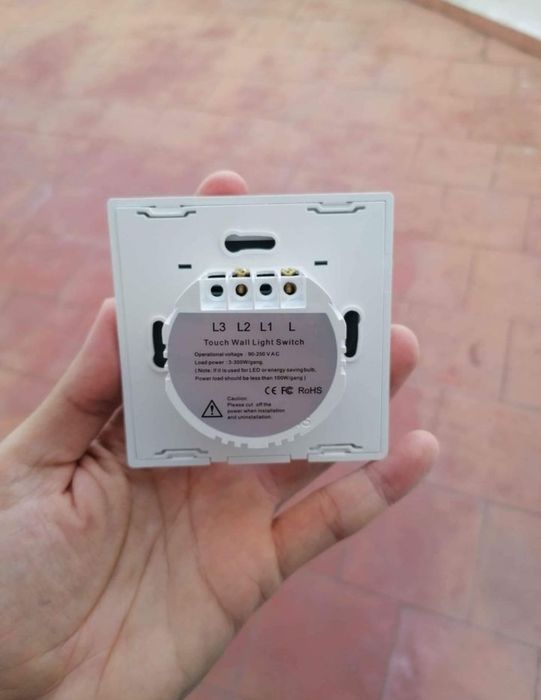 Interruptores eléctricos touch