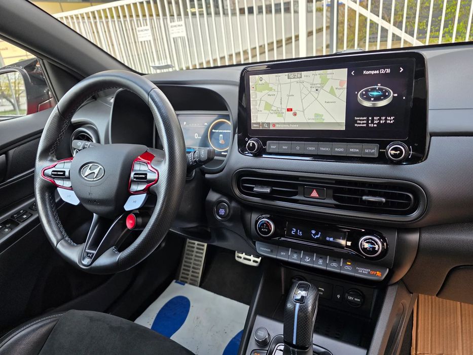 Hyundai Kona Kona N * 2.0l benzyna 280KM (392Nm)*Przebieg: 40,669km*Dokumentacja
