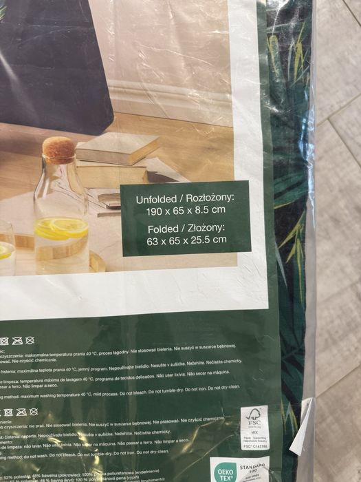 Nowy materac skladany Smukee 2 kolory gwarancja