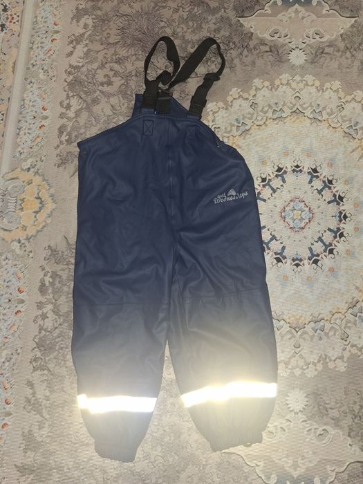 Штани дощовик грязепруф утеплені 2-3 роки 92-98 см