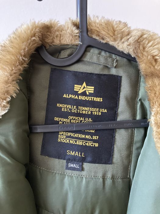 Parka Alphaindustries para frio extremo