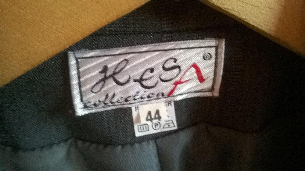 garsonka spodnie plus żakiet